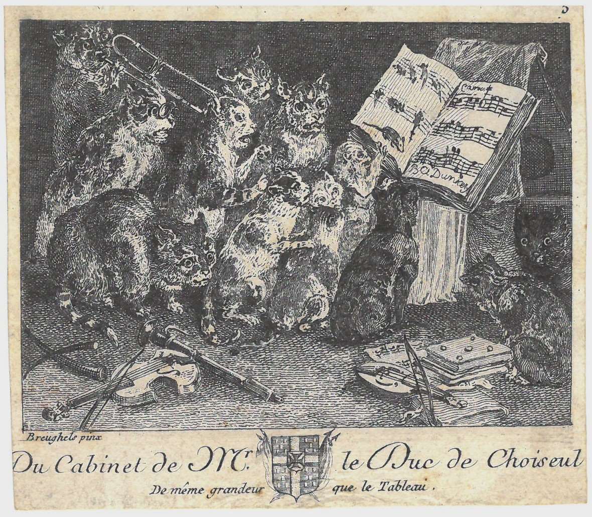 Concert de chats ; Les chats musiciens