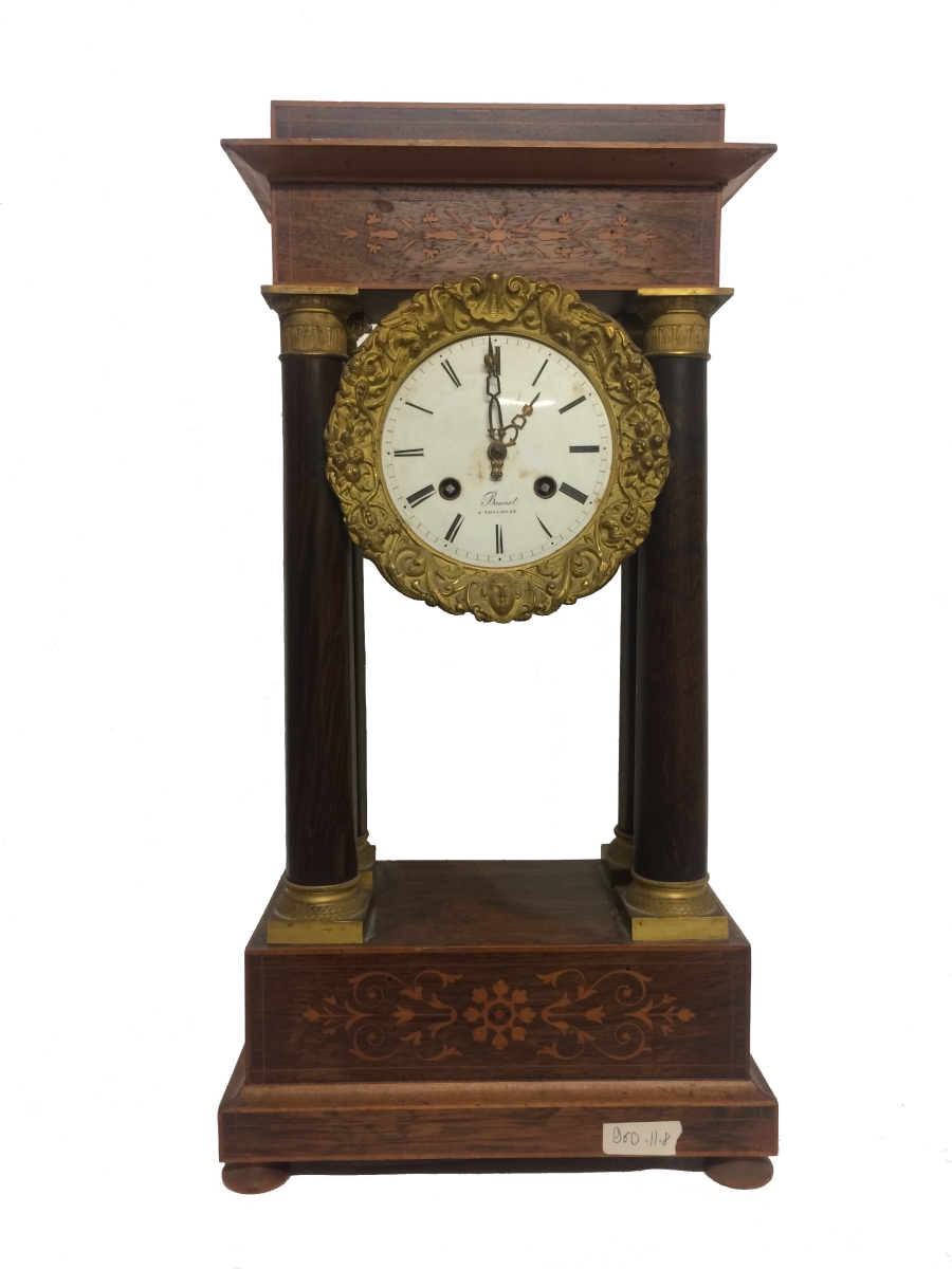 Pendule portique Charles X