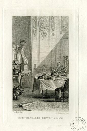Le rat des villes et le rat des champs, I, 9