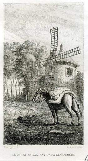 Le mulet se vantant de sa généalogie, VI, 7