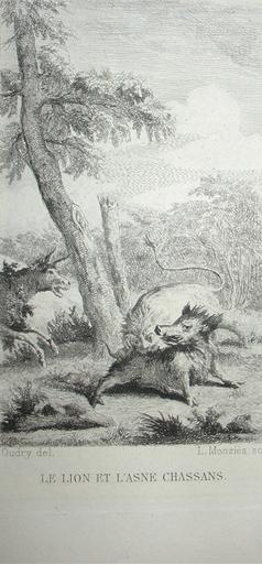 Le lion et l'âne chassant, II, 19