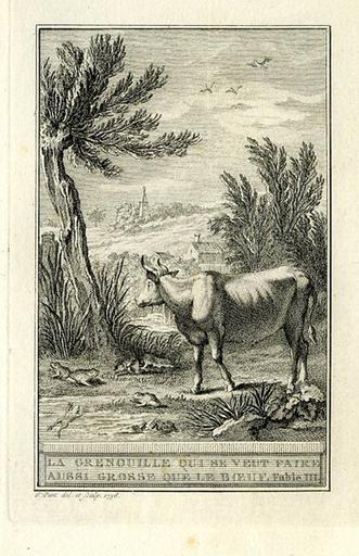 La grenouille qui voulait se faire aussi grosse que le boeuf, I, 3