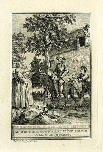 Le Meunier, son Fils et l'Âne, III, 1 (3e planche)