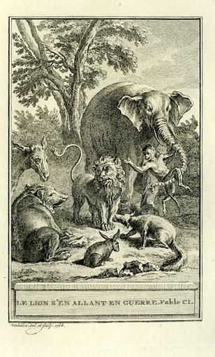 Le lion s'en allant en guerre, V, 19