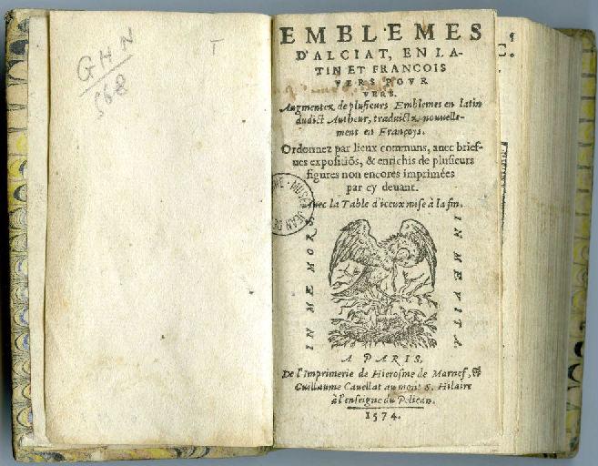 Emblèmes d'Alciat, en latin et françois