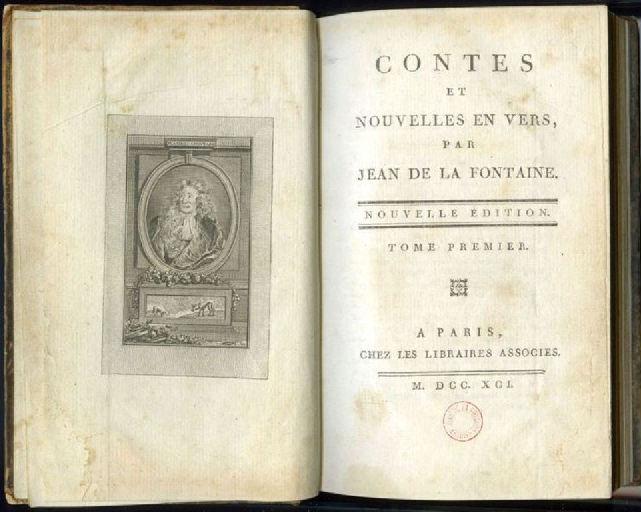 Contes et Nouvelles en vers (Nouvelle édition. Tome Premier)