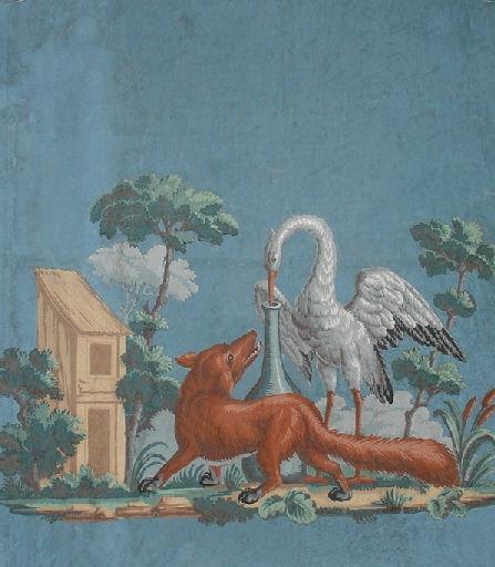 Le Renard et la Cigogne, I, 18 (Scène du vase à long col)