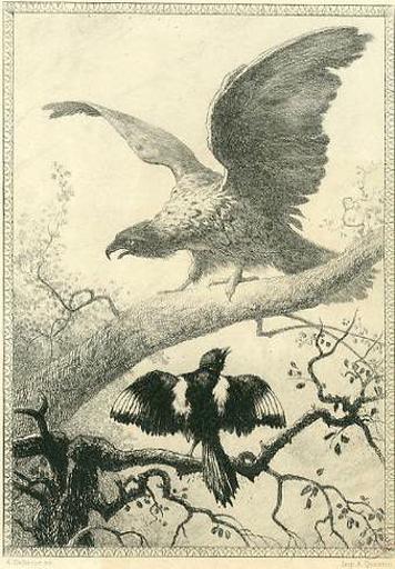 L'Aigle et la Pie, XII, 11