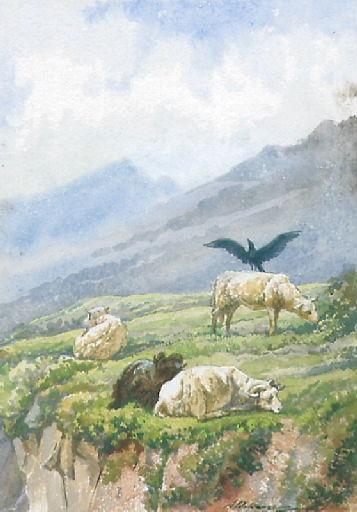 Le Corbeau voulant imiter l'Aigle, II, 16
