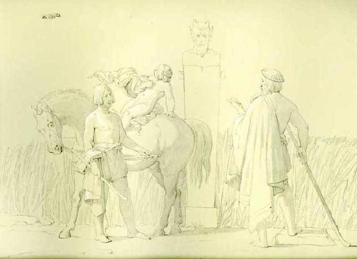 L'Alouette et ses Petits avec le Maître d'un Champ