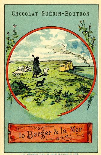 Le Berger et la Mer, IV, 2 (Le texte de la fable est reproduit au revers)