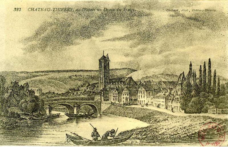Château-Thierry - D'après un dessin du Temps