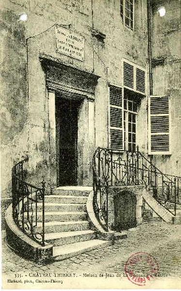 Château-Thierry - maison de Jean de La Fontaine - entrée