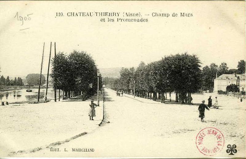 Château-Thierry - champ de Mars et les promenades