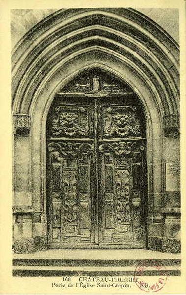 Château-Thierry - Porte de l'église Saint-Crépin
