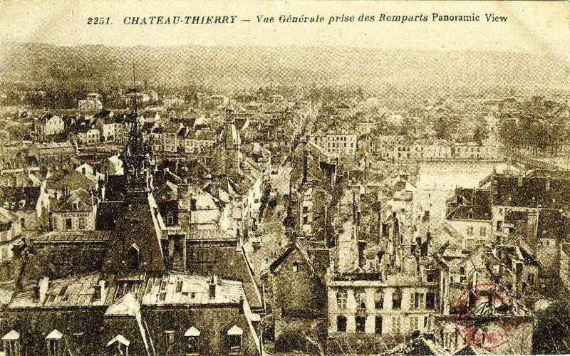 Château-Thierry - Vue générale prise des remparts