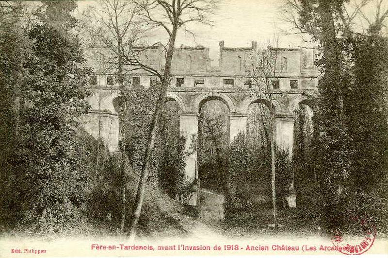 Fère-en-Tardenois - Les arcades de l'ancien Château