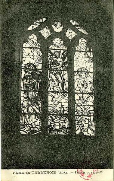 Fère-en-Tardenois - vitrail de l'église