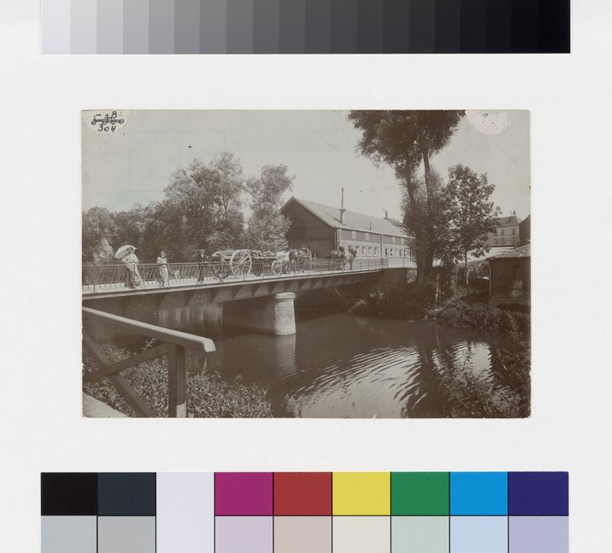Le pont sur l'Oise du Familistère de Guise