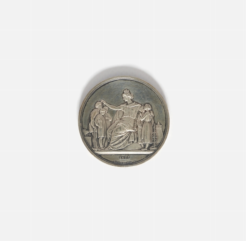 Médaille d'argent de la Société de protection des apprentis et enfants employés dans les manufactures