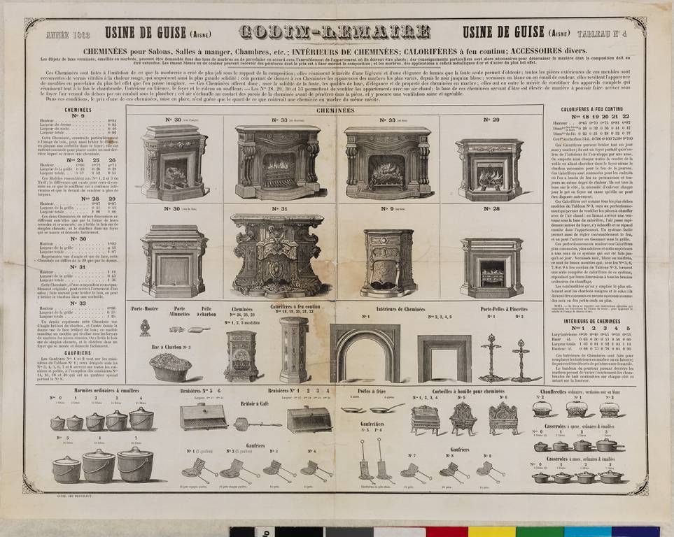 Affiche" Tableau N° 4 de 1863 "
