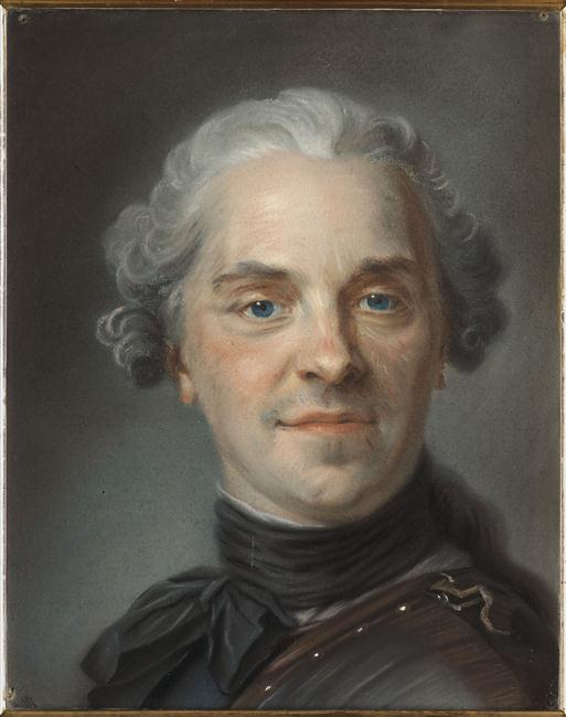 Le maréchal de Saxe en armure