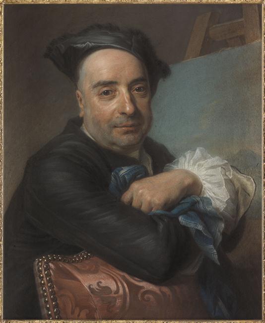 Claude Dupouch ; M. Dupouch appuyé sur un fauteuil (Titre de l'oeuvre lors de son exposition au Salon de 1739)
