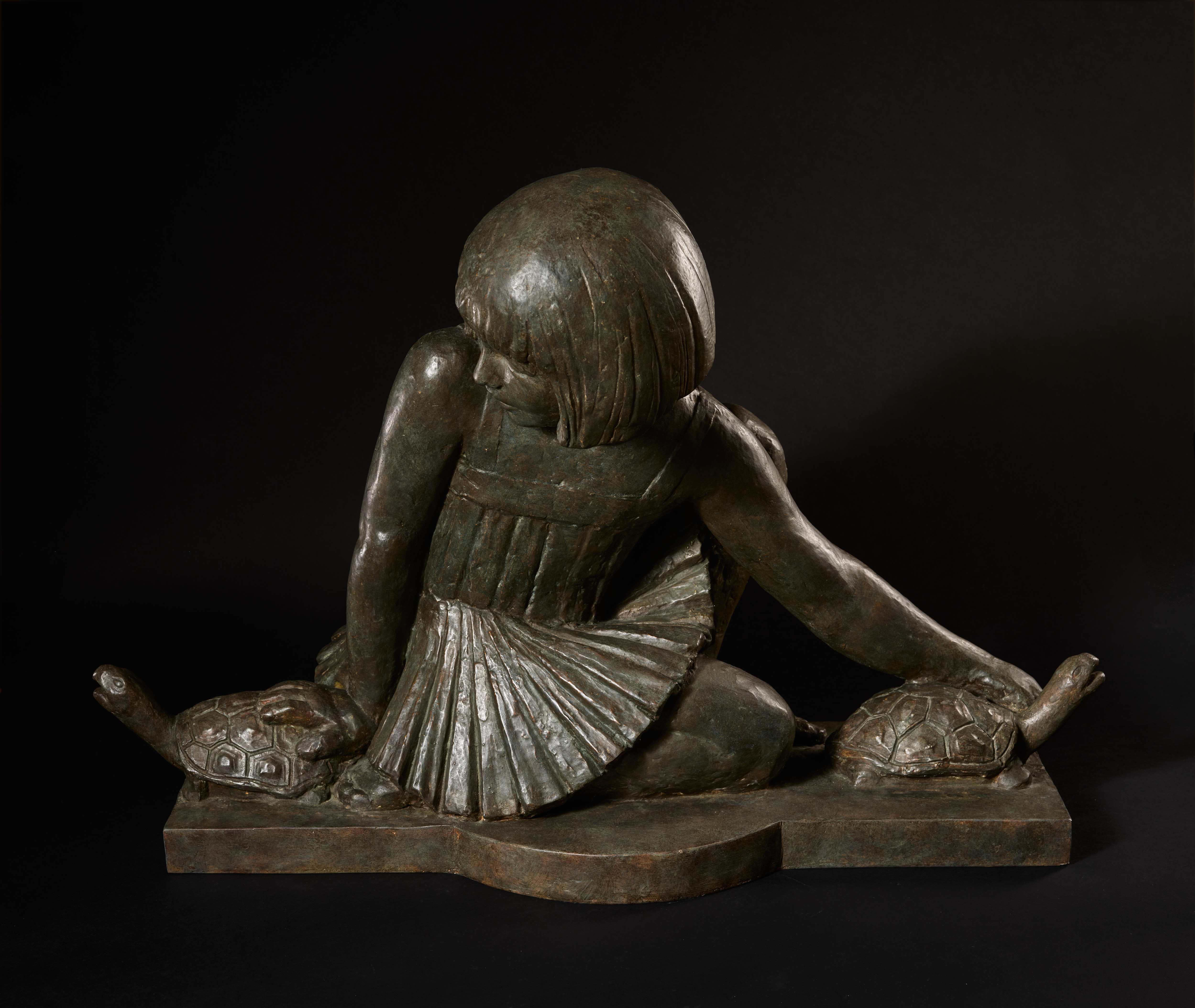 La petite fille aux tortues