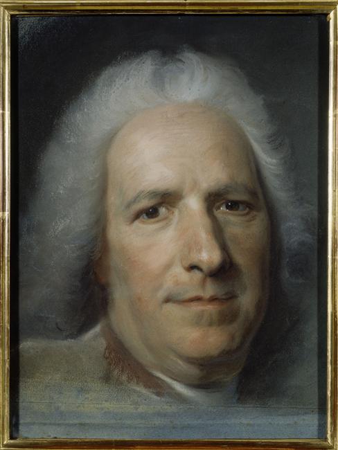 Etude pour un portrait d'homme non identifié (Portrait présumé de Jean-Paris de Montmartel (Debrie-Salmon, 2000, p. 222, fig. 151).)