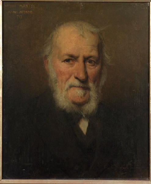 Henri Jean Guillaume Martin à l'âge de soixante-dix ans