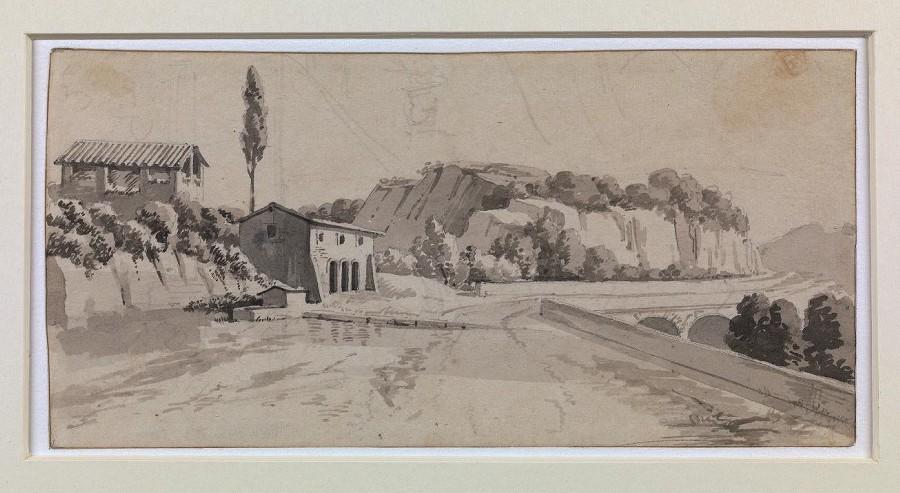 Route dans un paysage montagneux