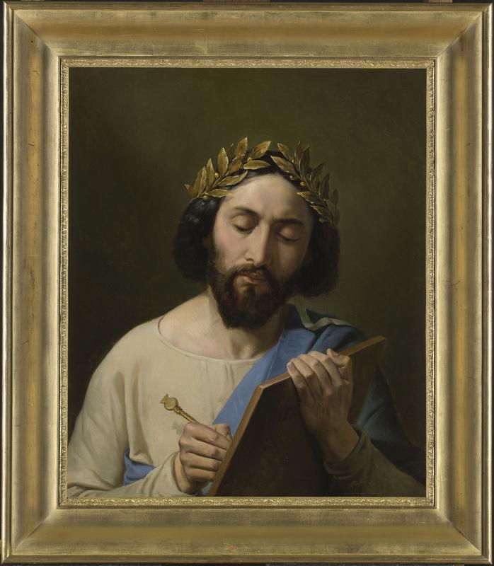 Anacréon écrivant ses poésies (Titre d'usage)