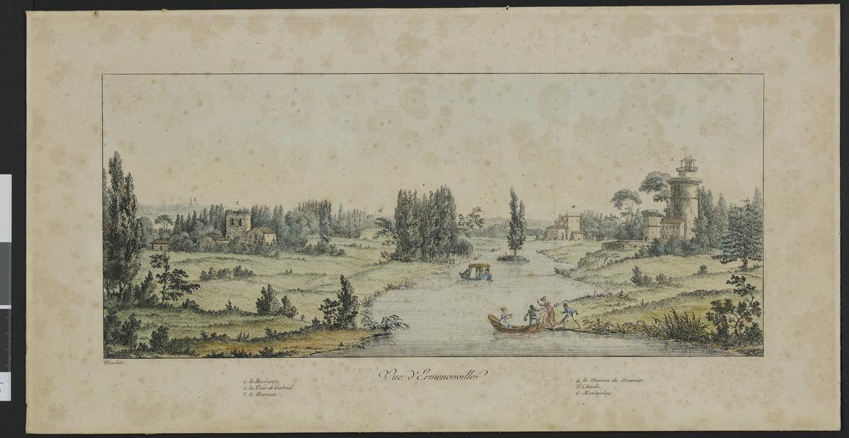 Vue d'Ermenonville (Titre inscrit)