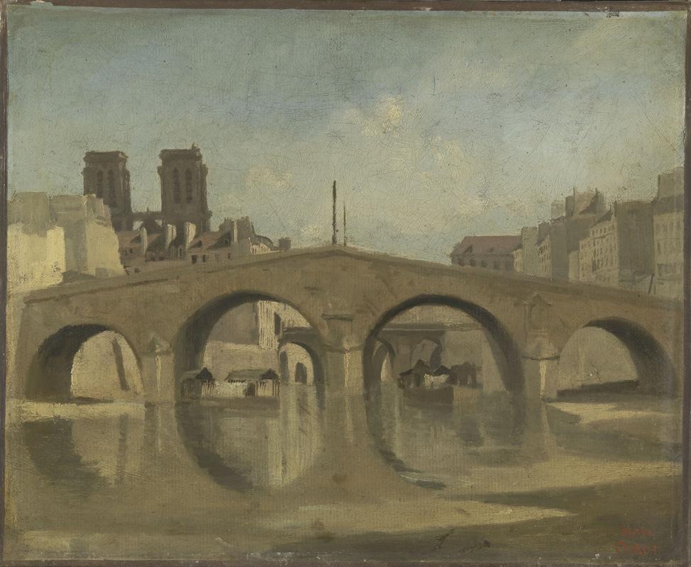 Paris, le Vieux Pont Saint-Michel (Titre original)