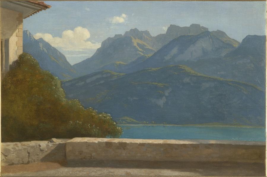 Vue du lac d'Annecy (Titre récent)