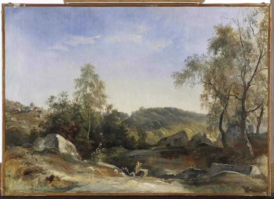 Halte des peintres à Fontainebleau (Titre d'usage)