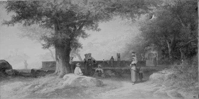 Un lavoir aux environs de Naples