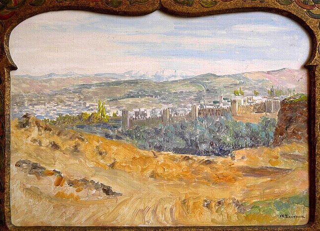 Vue de Fès (titre inscrit)