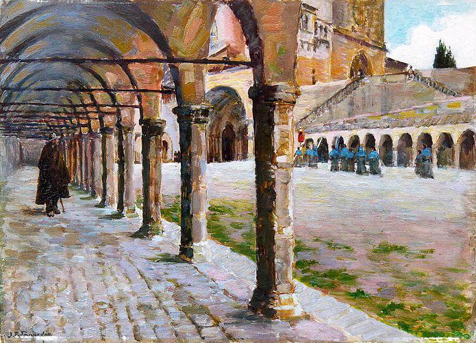 Ancien cloître de la place Saint-François à Assise (titre inscrit)