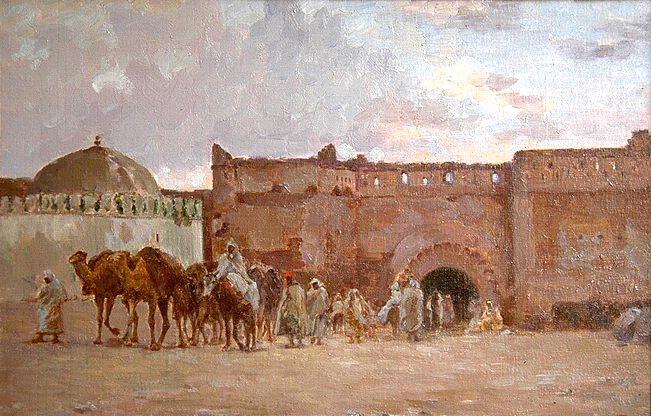 Bab el Khemis à Marrakech (titre inscrit)