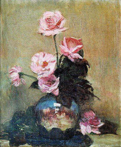 Roses au vase de Rhodes