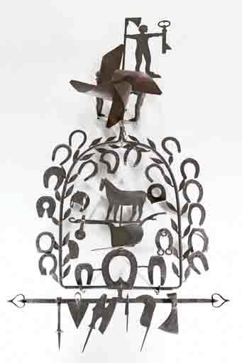 Enseigne de maréchal-ferrant ; Bouquet de Saint-Eloi