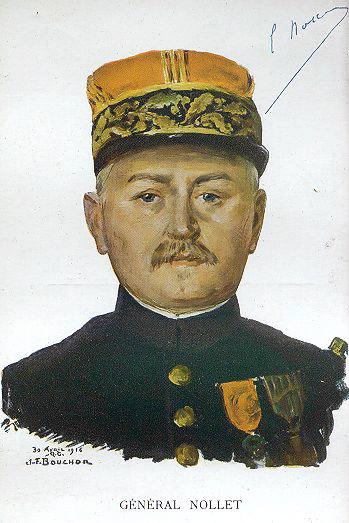 Généraux français et autres figures de la Grande Guerre : Le général Nollet (titre inscrit)