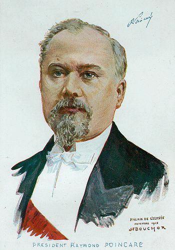 Nos généraux : 1914 -1918 : Le président Raymond Poincaré (titre inscrit) ; Nos généraux : 1914 -1918 (Titre de l'ensemble d'après le cartel en carton collé sur le carton de montage de MN 331. L'ensemble comporte 12 cartes postales.)