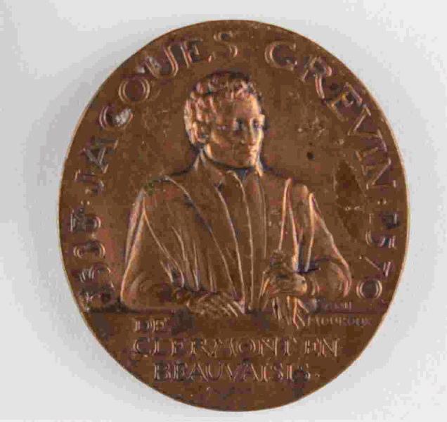 Médaille à l'effigie de Jacques Grévin