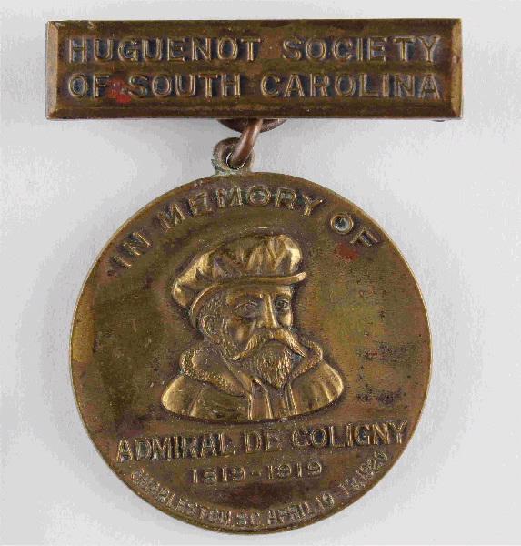 Médaille du quadricentenaire de la naissance de Gaspard de Coligny