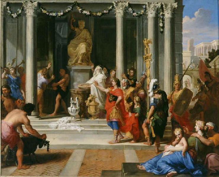 Auguste fait fermer les portes du Temple de Janus à Rome