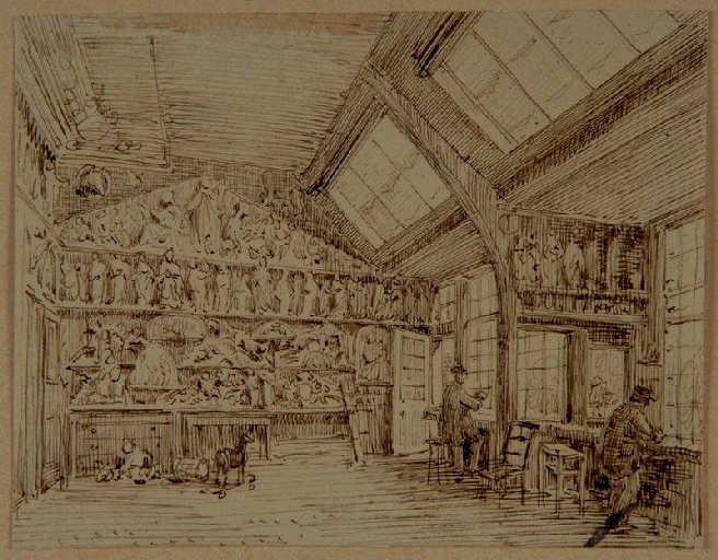Amiens : l'atelier des frères Duthoit, rue Saint-Dominique ; Amiens : atelier de M. Duthoit