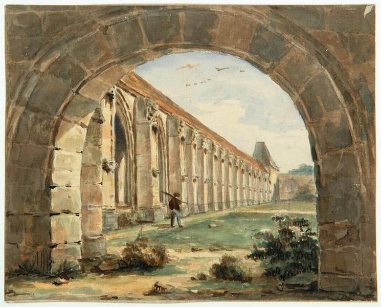 Amiens : aile du cloître du cimetière Saint-Denis ; Amiens : cimetière Saint-Denis. Le Cloître (autre titre)