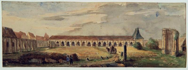 Amiens : cimetière Saint-Denis ; Amiens : cimetière Saint-Denis en 1820 (autre titre)